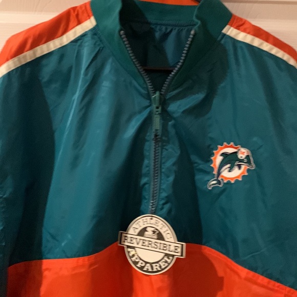 Starter Reversible Miami Dolphins Jacket - Picture 2 of 9